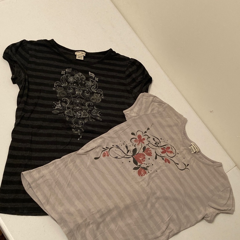 Stylish Kids Striped Graphic Shirt- Black